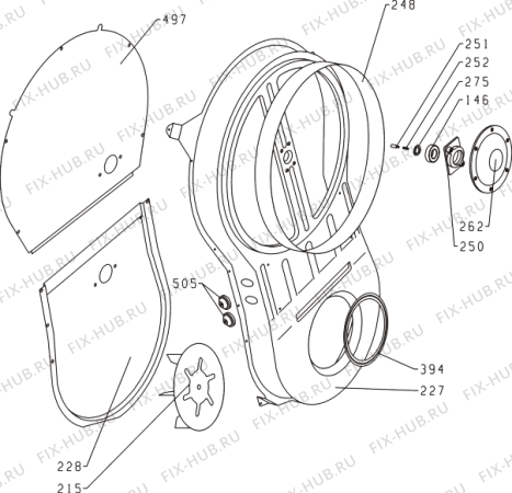 Схема №4 SDCE (136451, SP611/110) с изображением Обшивка для стиралки Gorenje 136564
