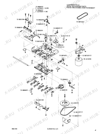 Схема №4 RM8185 с изображением Шестерня для аудиотехники Siemens 00728567