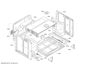 Схема №5 HEB73D450 с изображением Фронтальное стекло для плиты (духовки) Bosch 00684283