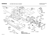 Схема №2 VS51131NN SUPER 511 ELECTRONIC с изображением Нижняя часть корпуса для пылесоса Siemens 00273006