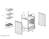 Схема №2 HES255U с изображением Стеклокерамика для духового шкафа Bosch 00241152