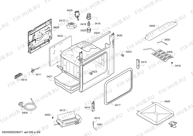 Схема №5 HGG23W365R с изображением Переключатель для плиты (духовки) Bosch 00633447