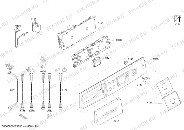 Схема №2 WAS32460SN Logixx 8 Sensitive с изображением Вкладыш для стиралки Bosch 00642155