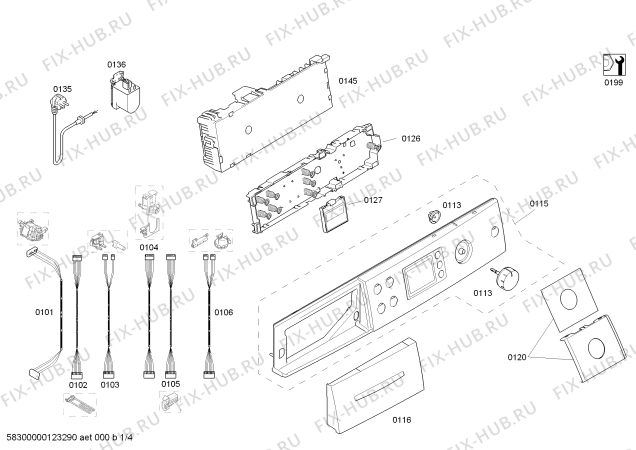 Схема №2 WAS24466GB Logixx 8 Sensitive с изображением Бак для стиралки Bosch 00244247