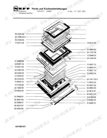 Схема №6 1313257331 1057/711LRCDM с изображением Шарнирная пластина для духового шкафа Bosch 00082830