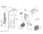 Схема №3 KIN32A55GB с изображением Дверь для холодильной камеры Bosch 00219722