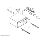 Схема №2 HW290560B с изображением Панель для духового шкафа Siemens 00478358