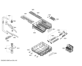 Схема №5 SMV53M00GB с изображением Передняя панель для посудомоечной машины Bosch 00675359