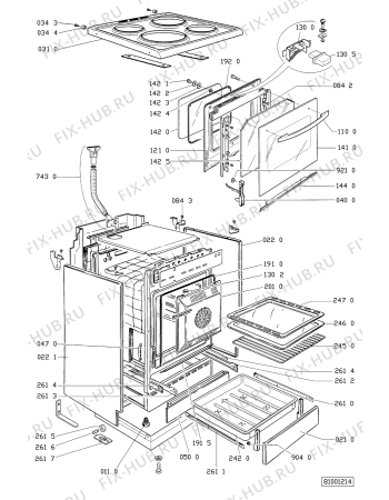 Схема №2 ACM 362 N/WH с изображением Электроклемма для духового шкафа Whirlpool 481929068416