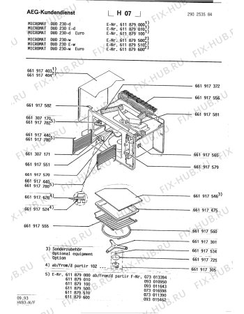 Схема №1 MC DUO 230 - D/GB с изображением Другое для свч печи Aeg 8996619175467