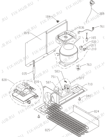 Схема №4 ZDWI240HII (471523, VC1662) с изображением Держатель двери для холодильной камеры Gorenje 188396