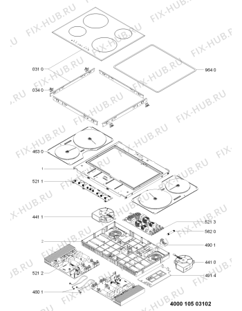 Схема №1 ACM804BAS (F091810) с изображением Другое для духового шкафа Indesit C00355797