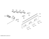 Схема №3 PHCB113040 с изображением Ручка управления духовкой для электропечи Bosch 00620114