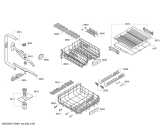 Схема №5 S42N58N3EU с изображением Передняя панель для электропосудомоечной машины Bosch 00743177