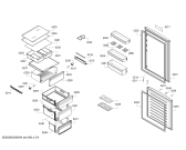 Схема №4 KGN34XL35G, Bosch с изображением Панель для холодильной камеры Bosch 12016251