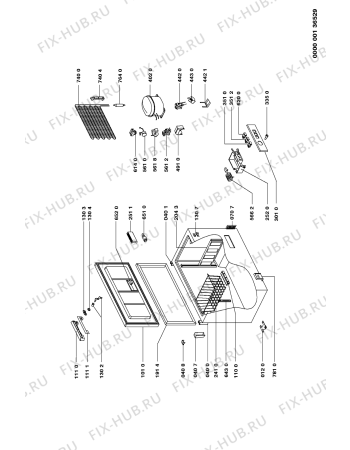 Схема №1 GTN2210TR с изображением Кабель-адаптер для холодильника Whirlpool 481221778108