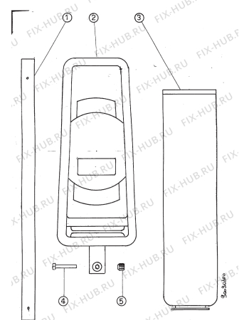 Взрыв-схема комплектующей Electrolux ZS2V-G - Схема узла Section 2