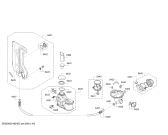 Схема №5 SPS40E02RU с изображением Передняя панель для посудомоечной машины Bosch 00745576