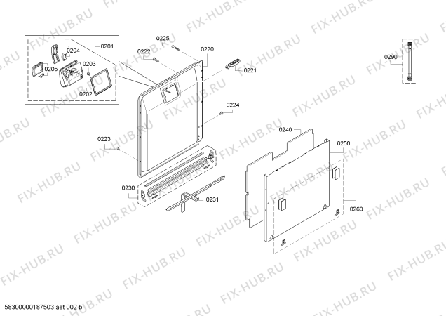 Схема №3 DVS5513 с изображением Инструкция по эксплуатации для электропосудомоечной машины Bosch 00721233