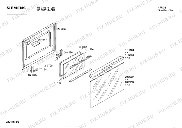 Схема №3 0750141121 HEE672T с изображением Ручка для электропечи Bosch 00115570
