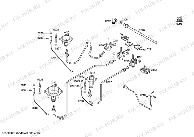 Схема №2 NMU4151LT с изображением Столешница для электропечи Bosch 00249268