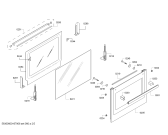 Схема №1 HBA74B250E H.BO.PY.L3D.IN.GLASS.B2/.X.E3_COT/ с изображением Модуль управления, запрограммированный для духового шкафа Bosch 00743871