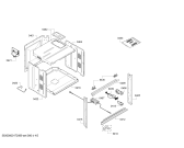 Схема №2 BOP211100 с изображением Фронтальное стекло для духового шкафа Bosch 00770283