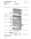 Схема №1 SAN2232-1 I с изображением Холдер для холодильной камеры Aeg 8996711604166