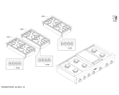 Схема №5 PCG486GD с изображением Декоративная панель для плиты (духовки) Bosch 00677155