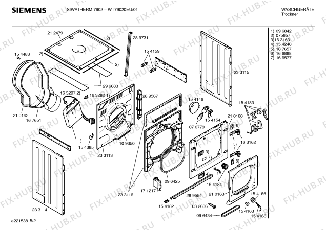 Схема №4 WT79020EU SIWATHERM 7902 с изображением Инструкция по эксплуатации для сушильной машины Siemens 00524400
