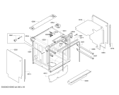 Схема №3 SMI69U35EU Active Water Eco² с изображением Передняя панель для электропосудомоечной машины Bosch 00706002
