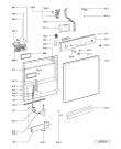 Схема №1 LPA 57/8 с изображением Блок управления для электропосудомоечной машины Whirlpool 480140100078