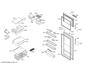 Схема №2 BD4503ANFH с изображением Дверь морозильной камеры для холодильной камеры Bosch 00680728