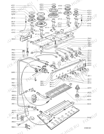 Схема №2 ACM 307IX с изображением Обшивка для электропечи Whirlpool 481245319312