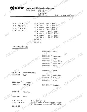 Схема №4 1117243006 1724UF-6 с изображением Варочная панель для плиты (духовки) Bosch 00082145