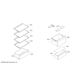 Схема №3 JC67BB30 с изображением Панель для холодильной камеры Bosch 11019938