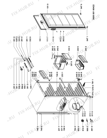 Схема №1 CVT 142 с изображением Испаритель для холодильника Whirlpool 481251138341
