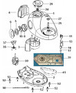 Схема №1 SB1000B (235799, E95FP) с изображением Тумблер для кухонного измельчителя Gorenje 246628