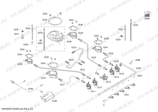 Схема №1 EC945RB91D ENC.EC945RB91D 4G+1W SE90F IH5 с изображением Решетка для плиты (духовки) Siemens 00700550