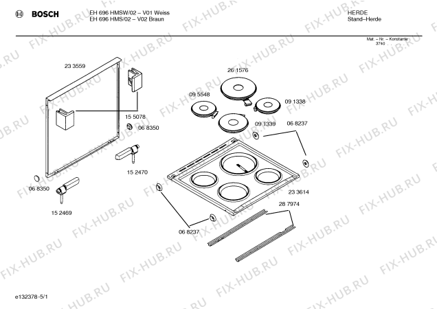 Схема №3 EH696HMS с изображением Переключатель для плиты (духовки) Bosch 00068750