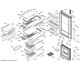 Схема №1 KG49NH10 с изображением Дверь для холодильника Siemens 00249991