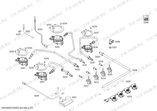 Схема №1 VVK26G3251 4G VI60F IH5 с изображением Варочная панель для плиты (духовки) Bosch 00685455