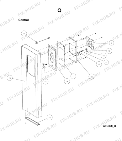 Схема №11 AFO 385 с изображением Крышечка для комплектующей Whirlpool 483286011508