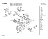 Схема №1 WM36410FG SIWAMAT PLUS 3641 с изображением Панель управления для стиралки Siemens 00271024