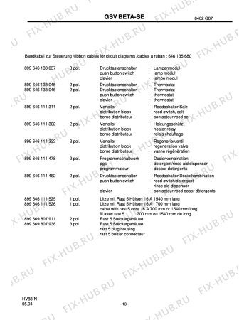 Взрыв-схема посудомоечной машины Unknown GSV BETA-SE-W - Схема узла Section6