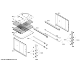 Схема №6 B46W74N0GB с изображением Каталитическая панель для духового шкафа Bosch 00443425
