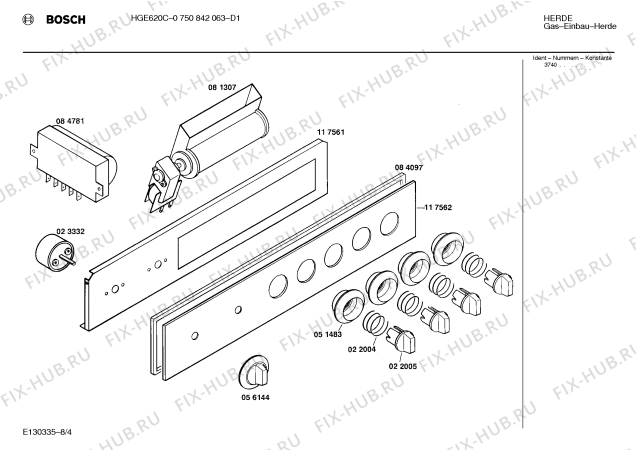 Схема №3 195301830 1344.21WS с изображением Таймер для плиты (духовки) Bosch 00023332