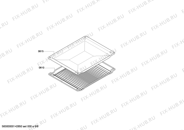 Взрыв-схема плиты (духовки) Siemens HB84K652B - Схема узла 06