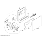 Схема №3 SHE42L12UC DLX Series с изображением Панель управления для посудомойки Bosch 00477000