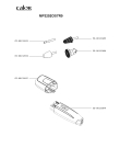 Схема №1 MP3202C0/7R0 с изображением Элемент корпуса для бритвы (эпилятора) Calor CS-00133079